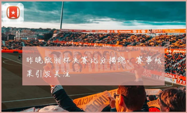 昨晚欧洲杯决赛比分揭晓，赛事结果引发关注